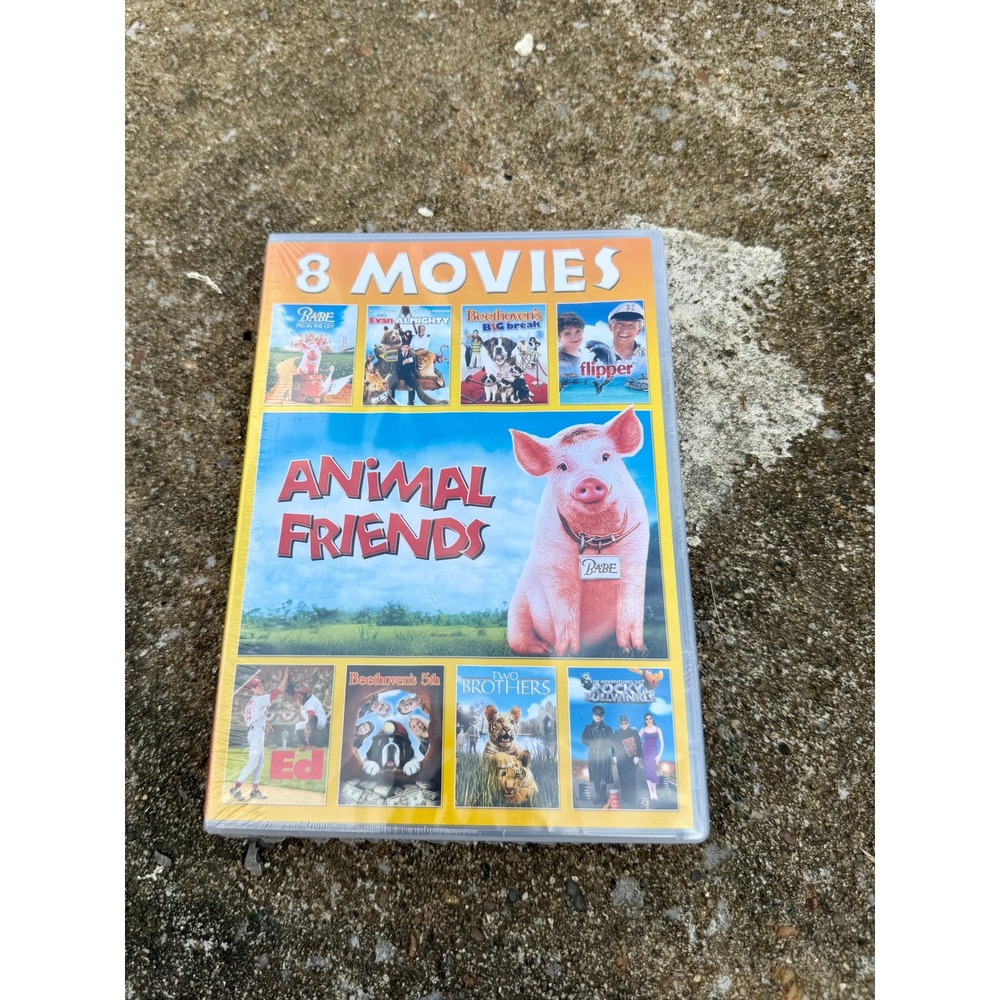 Animal Friends 8 Movie Collection DVD Babe Evan Almighty Beethoven Flipper NEW